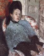 Germain Hilaire Edgard Degas Portrait of Elena Carafa Spain oil painting artist